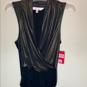 Gold shimmer Marilyn Monroe bodysuit